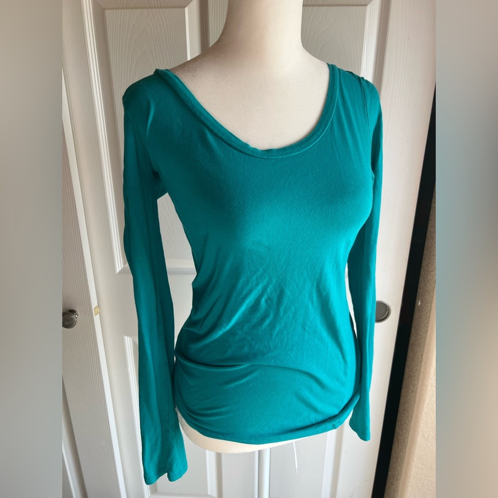 Y2K Wet Seal long sleeved blouse - Turquoise size medium